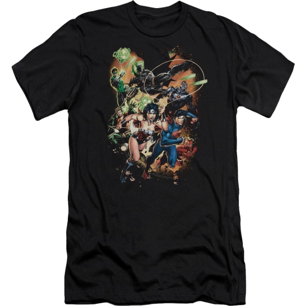 Världens största superhjältar Justice League DC Comics T-shirt Ny M