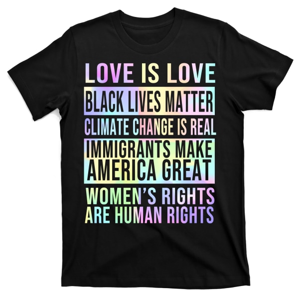 Love Is Love Black Lives Matter T-Shirt M