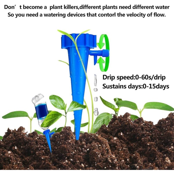 18 st växtvattnare, självbevattning växter vatten