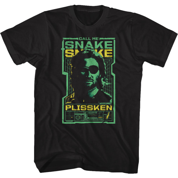 Call Me Snake Tech Screen Escape From New York T-paita L