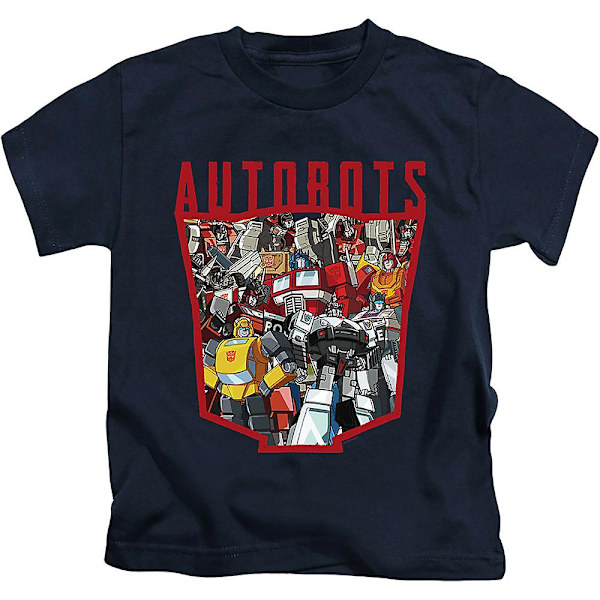 Transformers T-shirt med Autobots-logotypcollage för ungdomar M
