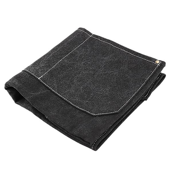 Unisex Vattentät Canvas Arbetsförkläde Snickare Förkläde med 3 Verktygspåsar för Verkstad, Kök, Trädgård