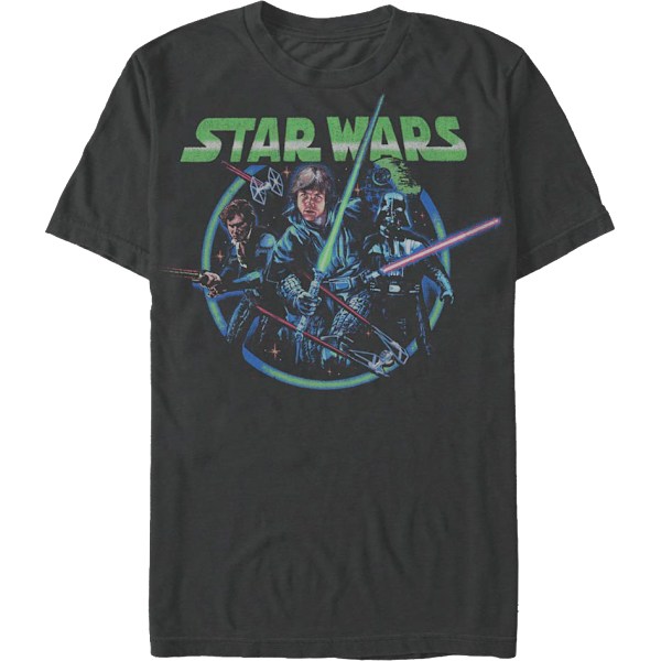 Vintage Cirkel Foto Star Wars T-Shirt XXL