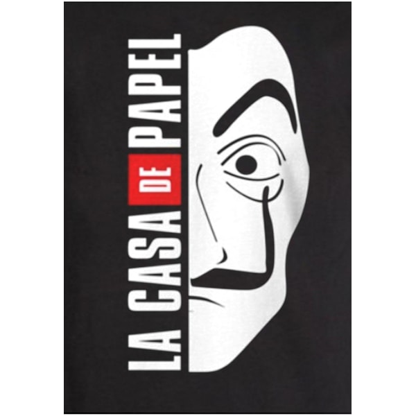 T-skjorte Casa Del Papel Maske M