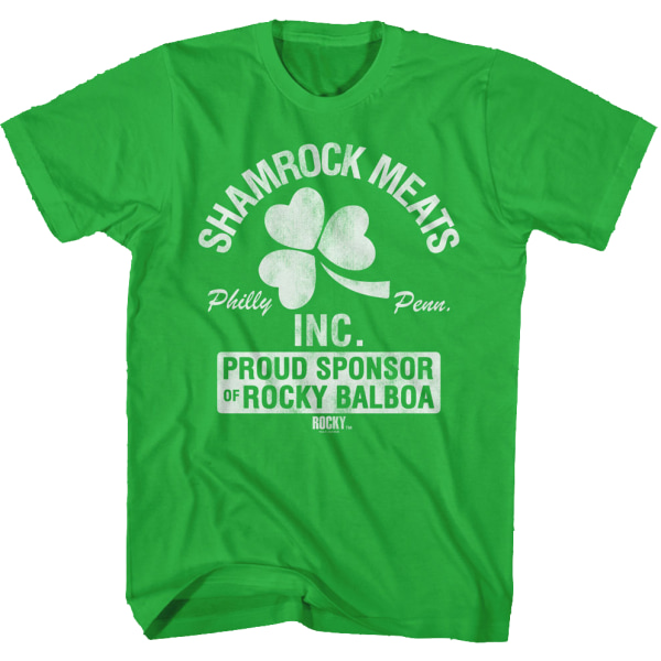 Shamrock Meats Stolt Sponsor Av Rocky T-Shirt XXL