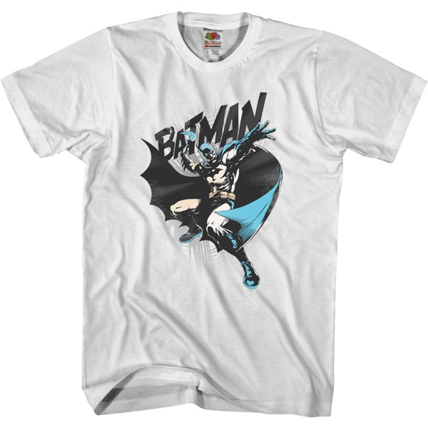 Jim Lee Caped Crusader Batman T-skjorte Ny L