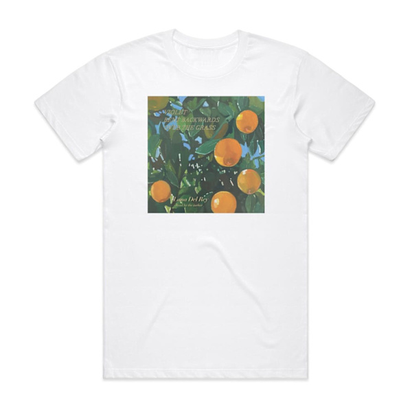 Lana Del Rey Violet Bent Backwards Over The Grass Album Cover T-shirt Vit XL