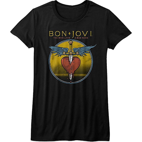 Junior Bon Jovi You Give Love A Bad Name T-skjorte M