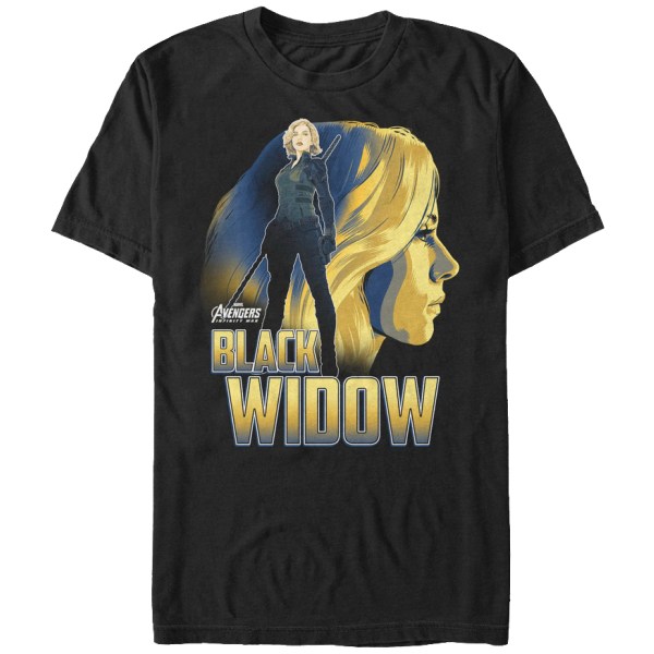 Black Widow Avengers Infinity War T-shirt Ny M