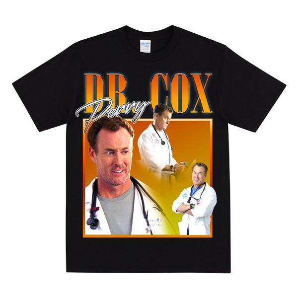 DR PERRY COX Hyldest T-shirt Black S