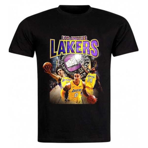 Vintage Tee Old School NBA T-paita Lakers Los Angeles XXL