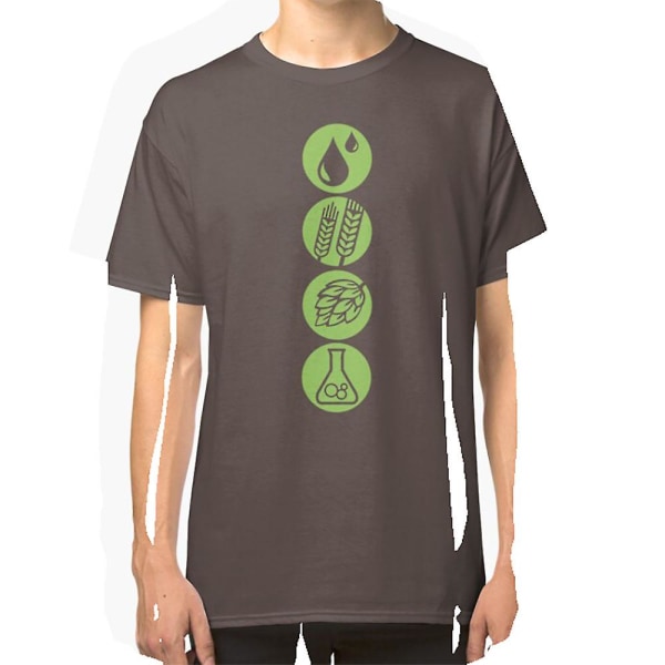 ÖL: Vatten, Korn, Humle & Jäst T-shirt black XXXL
