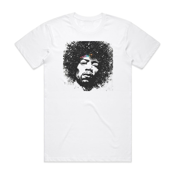 Jimi Hendrix Kiss The Sky 1 Albumomslag T-shirt Vit XXXL