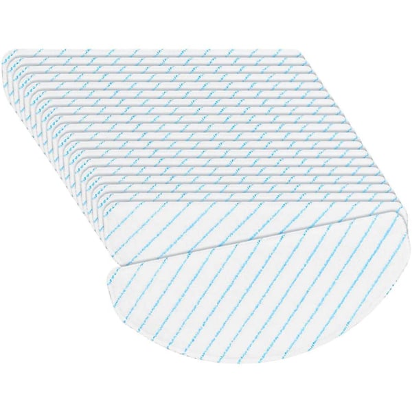 50 st. Engångs Stark Mopp Pads för Ecovacs Deebot Ozmo T8 Aivi T8 Max T9 Aivi Aivi+ Va