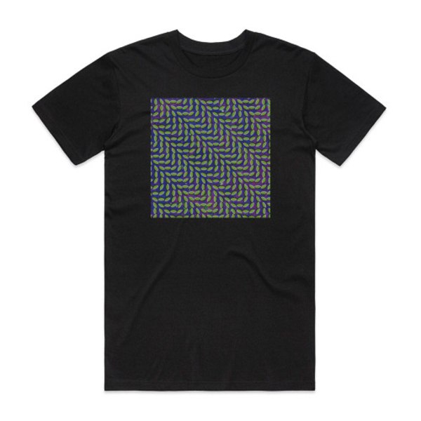 Animal Collective Merriweather Post Pavilion Album Cover T-shirt Sort XXL