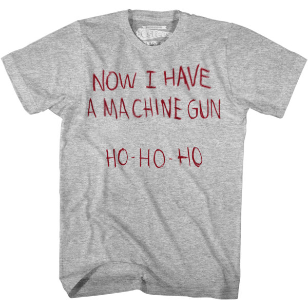 Nu har jag en maskingevär Ho Ho Ho Die Hard T-shirt XXL