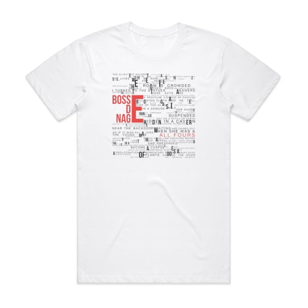 Bosse-de-Nage All Fours Album Cover T-shirt Hvid L