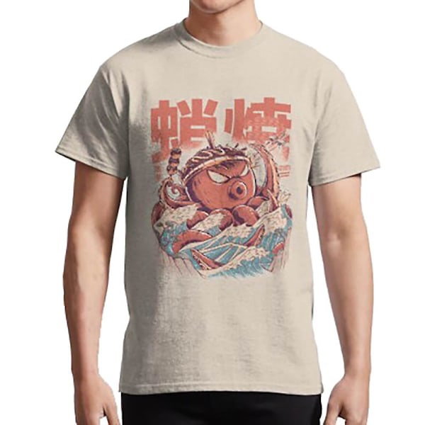Takoyaki Attack T-skjorte sand S