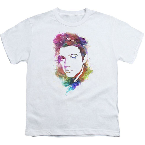 Elvis Presley Vandfarvekonge Ungdom T-shirt M
