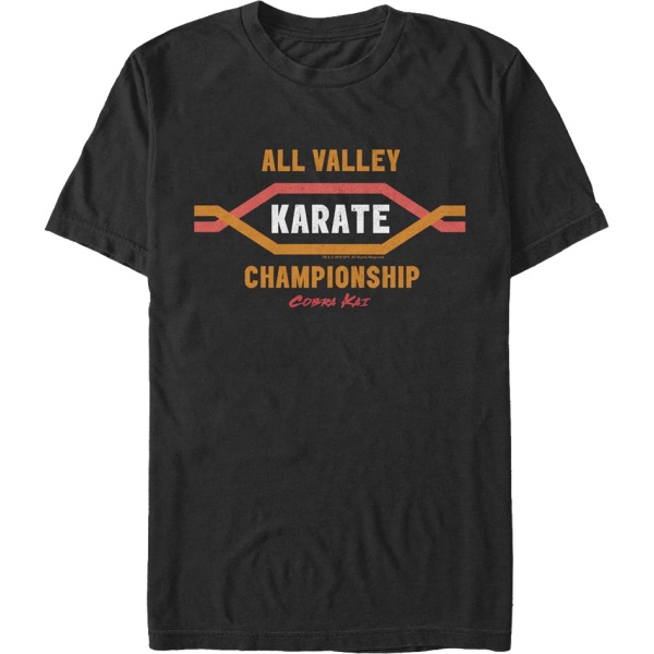 All Valley Karate Championship Cobra Kai T-skjorte XL