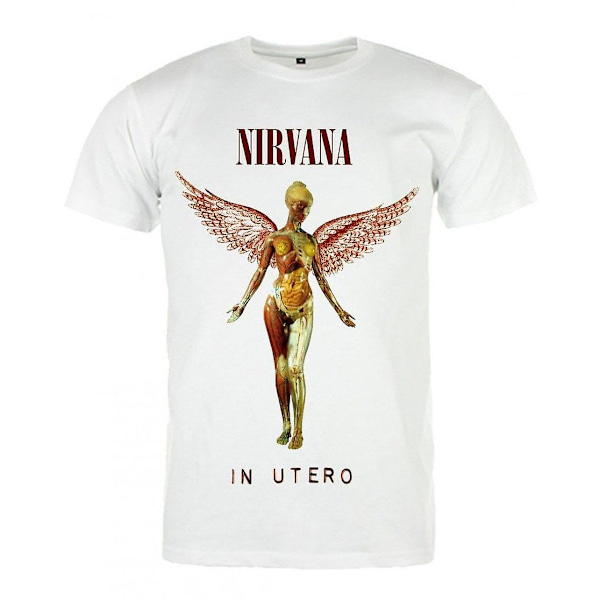 Nirvana T-skjorte Blanc In Utero XL