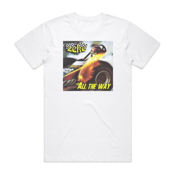 Zeke All The Way Album Cover T-Shirt Hvid XXXL