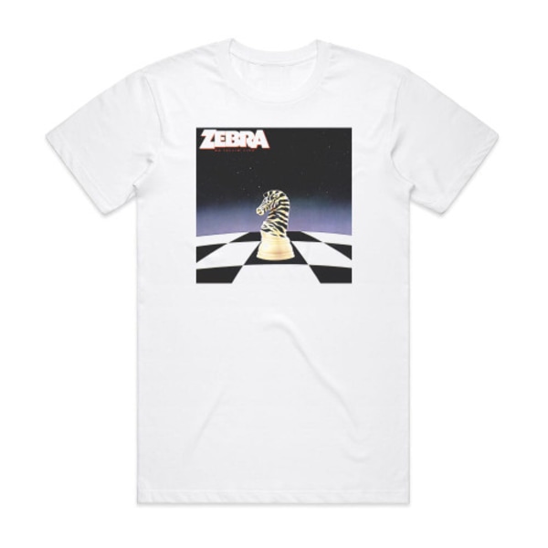 Zebra No Tellin Lies Album Cover T-Shirt Hvid M