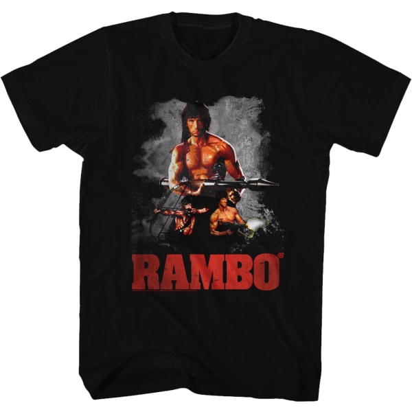 Collage Rambo T-shirt XL