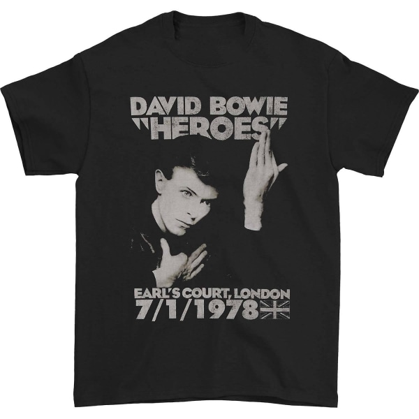 David Bowie Heroes Earls Court T-shirt M