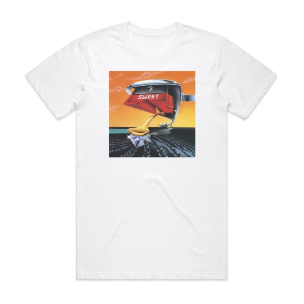 Sweet Off The Record Album Cover T-shirt Vit M