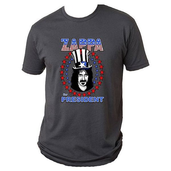 Frank Zappa För President - Stjärnbandad T-shirt M