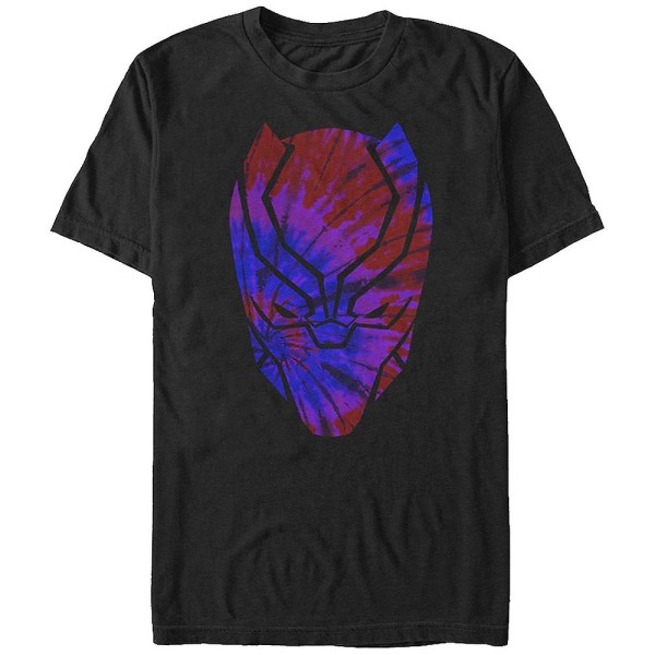 Tie Dye Black Panther T-skjorte XL