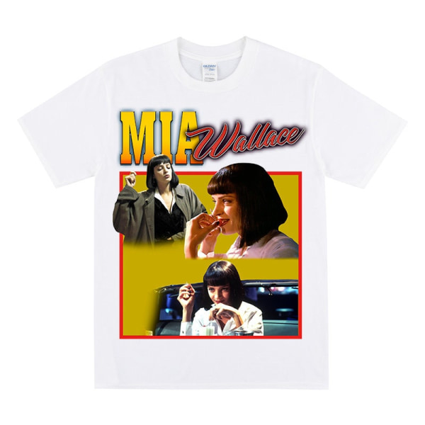 MIA WALLACE Hyllest T-skjorte White S