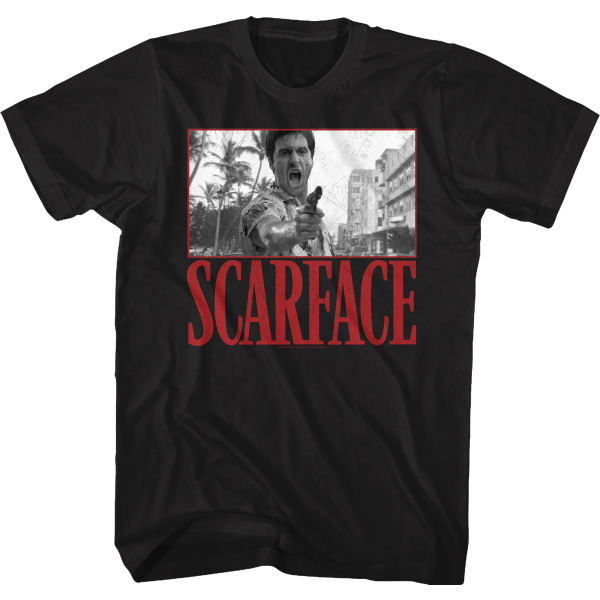 På Jagt Efter Den Amerikanske Drøm Scarface T-Shirt L