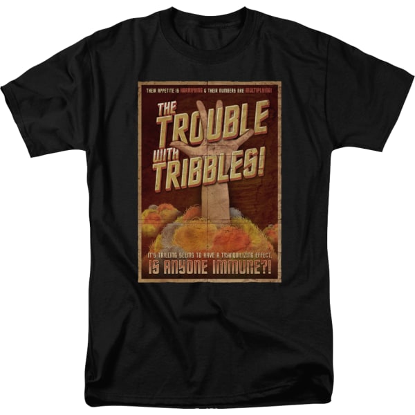 Problem med Tribbles Affisch Star Trek T-shirt S