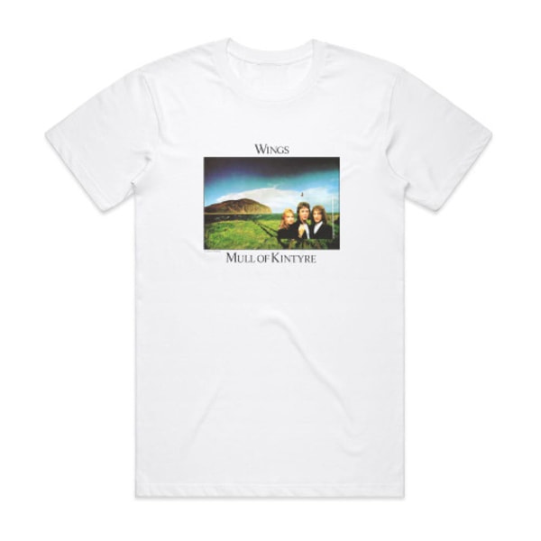 Wings Mull Of Kintyre Tyttökoulun Albumkansi T-paita Valkoinen XXXL