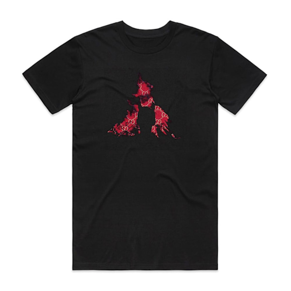 SpaceGhostPurrp Blackland Radio 666 Pt2 Episode 1 Album Cover T-shirt Sort M