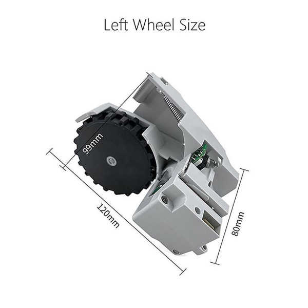 1c Stytj01zhm/mi Feie Robot Venstre + Høyre Drivhjulmodul Feie Robot Tilbehør Deler