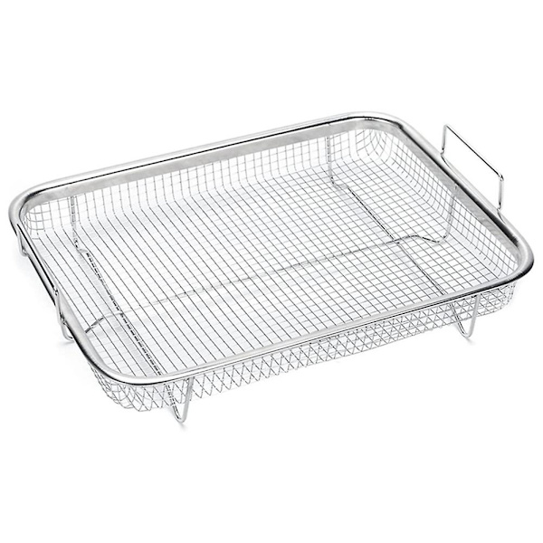 1 st ugnsform, grillkorg i rostfritt stål, non-stick nätkorg, bricka trådkorg