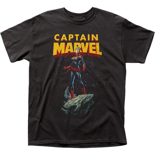 Retro Captain Marvel T-shirt XXL