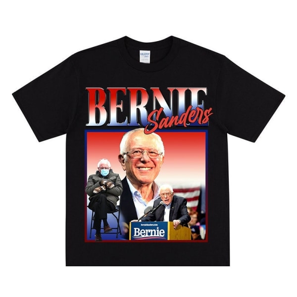 BERNIE SANDERS -kunnianosoitus T-paita Black L