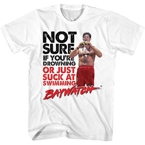 Usikker Baywatch T-skjorte XXL