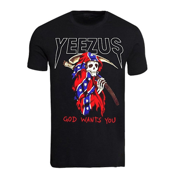 Yeezus Tour T-shirt Kanye West Döden Gud Vill Ha Dig M