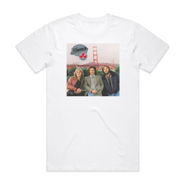 T-shirt med albumomslag från America Hearts - Vit M