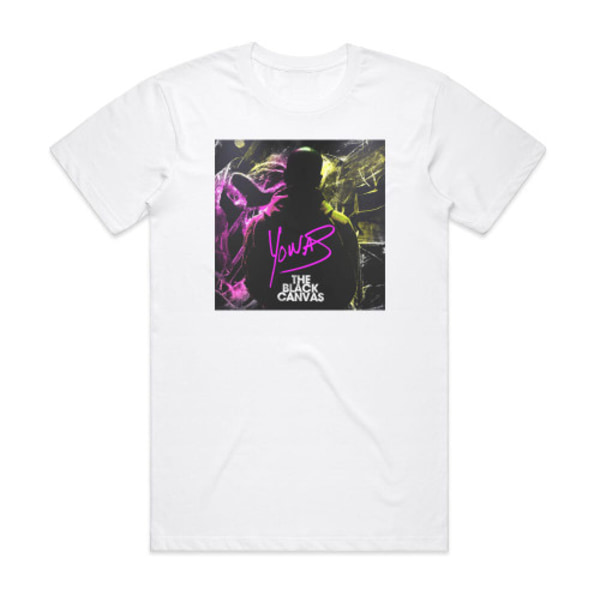 Yonas The Black Canvas Album Cover T-shirt Vit XXXL