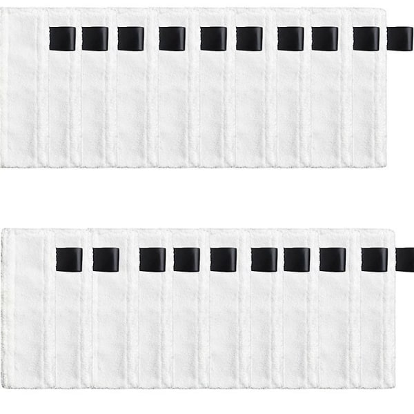 20 stk Moppklut-erstatningstilbehør for Easyfix Sc2 Sc3 Sc4 Sc5 Rengjøring Mikrofiber Gulvklut