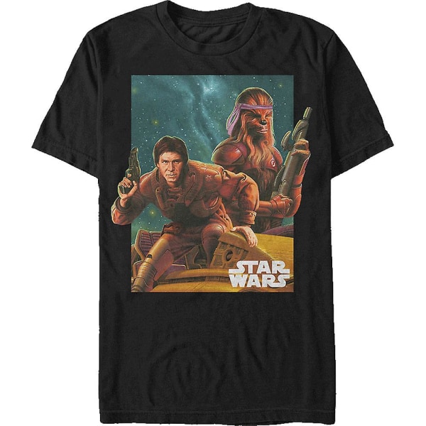 Han og Chewie Star Wars T-shirt XL