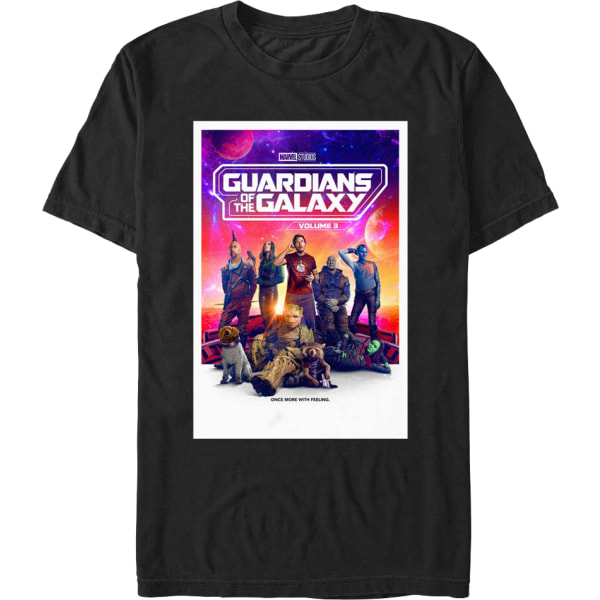 Once More With Feeling Poster Guardians Of The Galaxy T-skjorte Ny XXXL