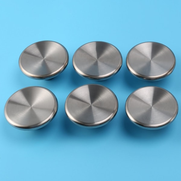 6 st Dutch Oven-knoppar, rostfritt stål lockbyte-knoppar, för Le Creuset/för Aldi/för Lodge