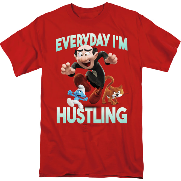 Everyday I'm Hustling Smurfar T-shirt XXXL